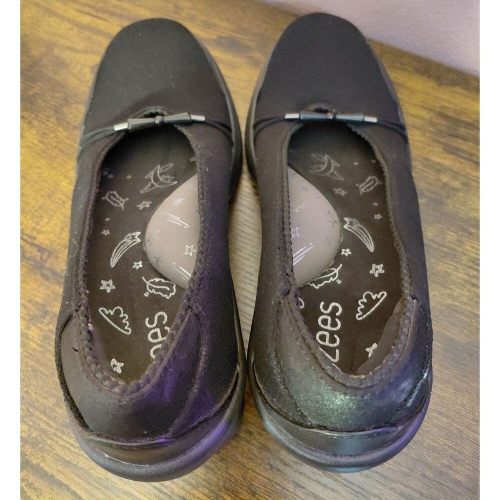 BZees Women's Electric Comfort Wedge Black Slip On Shoes Sz 9M - Picture 4 of 10